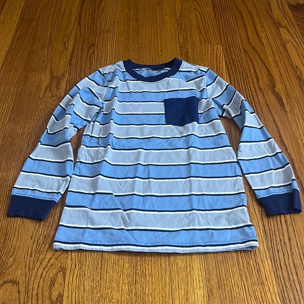 Carter’s Boy’s Blue Striped Long Sleeve Size 8/8A